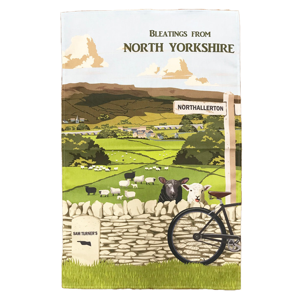Sam Turner's North Yorkshire Cotton Tea Towel