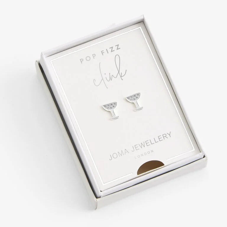 Joma Jewellery Treasure The Little Things Pop Fizz Clink Earring Box