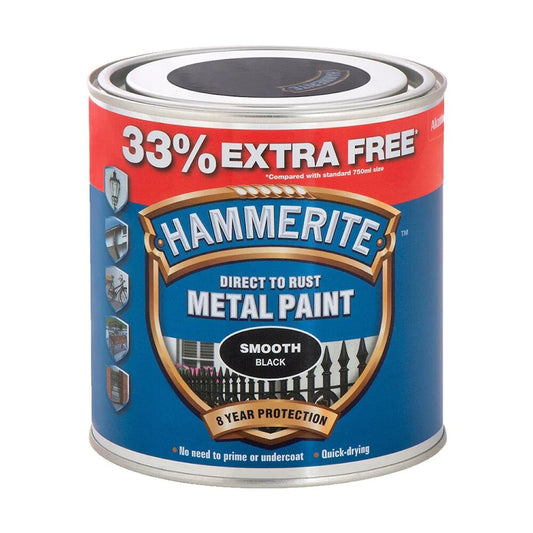 Hammerite Direct To Rust Metal Paint 750ml + 33% Free