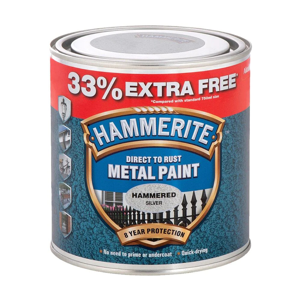 Hammerite Direct To Rust Metal Paint 750ml + 33% Free
