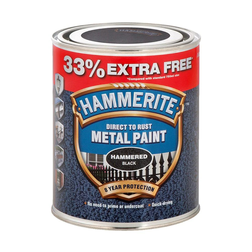 Hammerite Direct To Rust Metal Paint 750ml + 33% Free