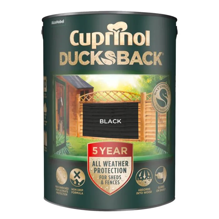 Cuprinol Ducksback Multi-Surface Exterior Shed & Fence Treatment Wood Paint