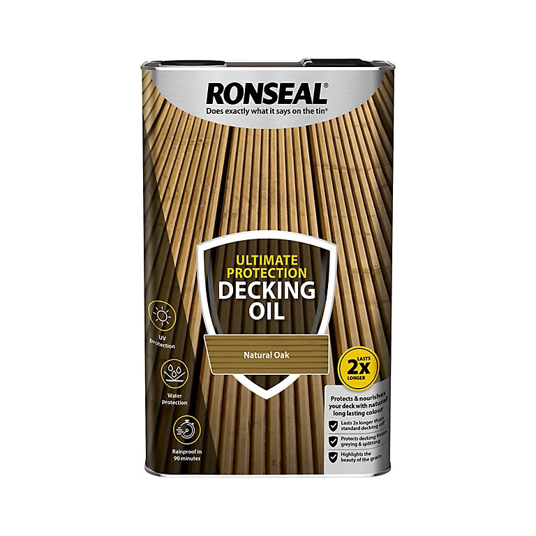 Ronseal Ultimate Protection Decking Oil Natural 5L