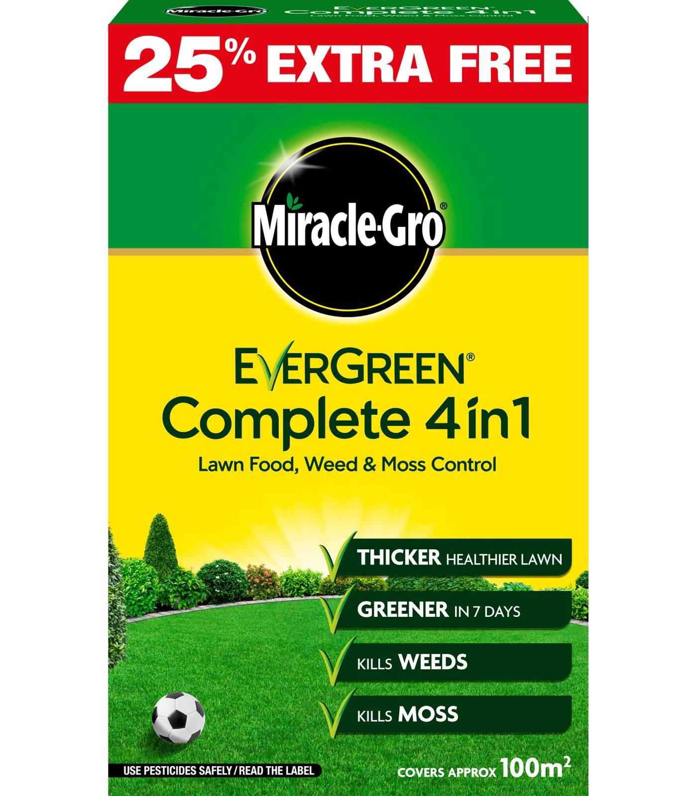 Miracle-Gro Evergreen Complete 4-in-1 100m2