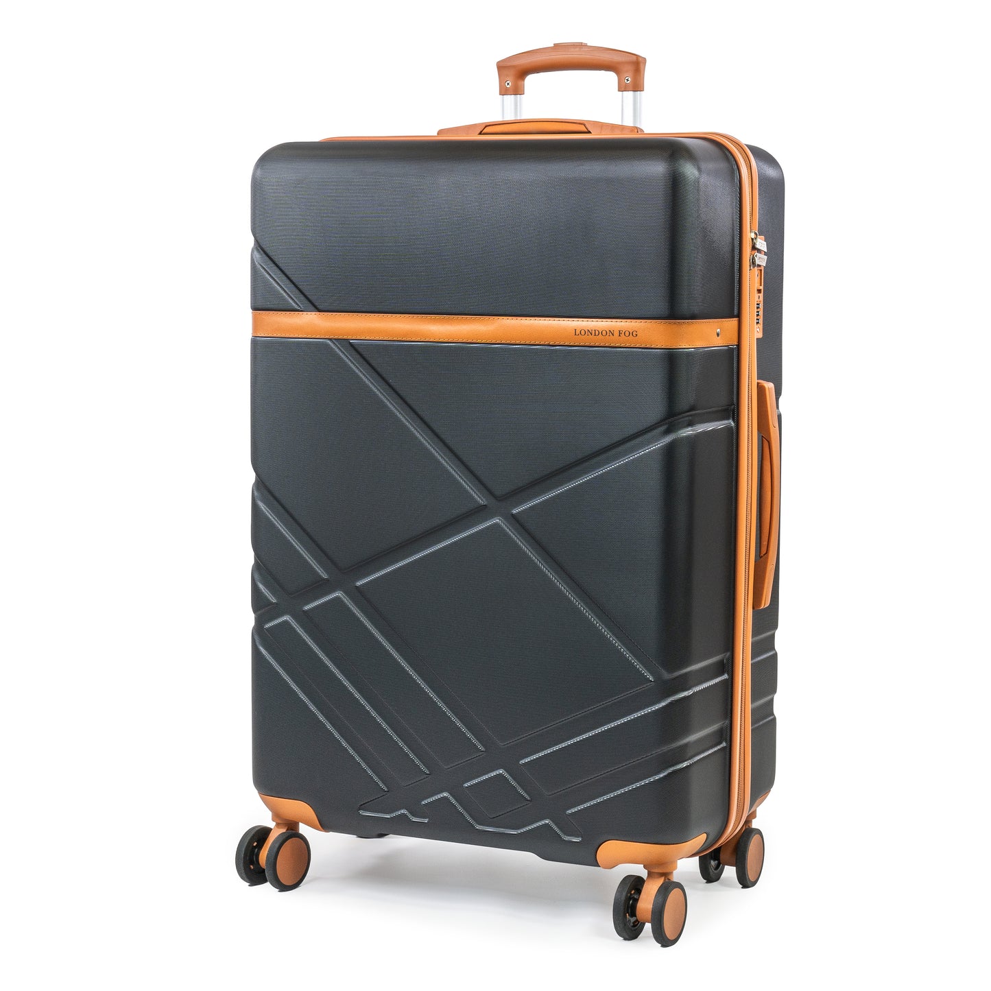 London Fog Eton Hard Shell Suitcase - TSA 8-Wheel Cabin & Hold Luggage