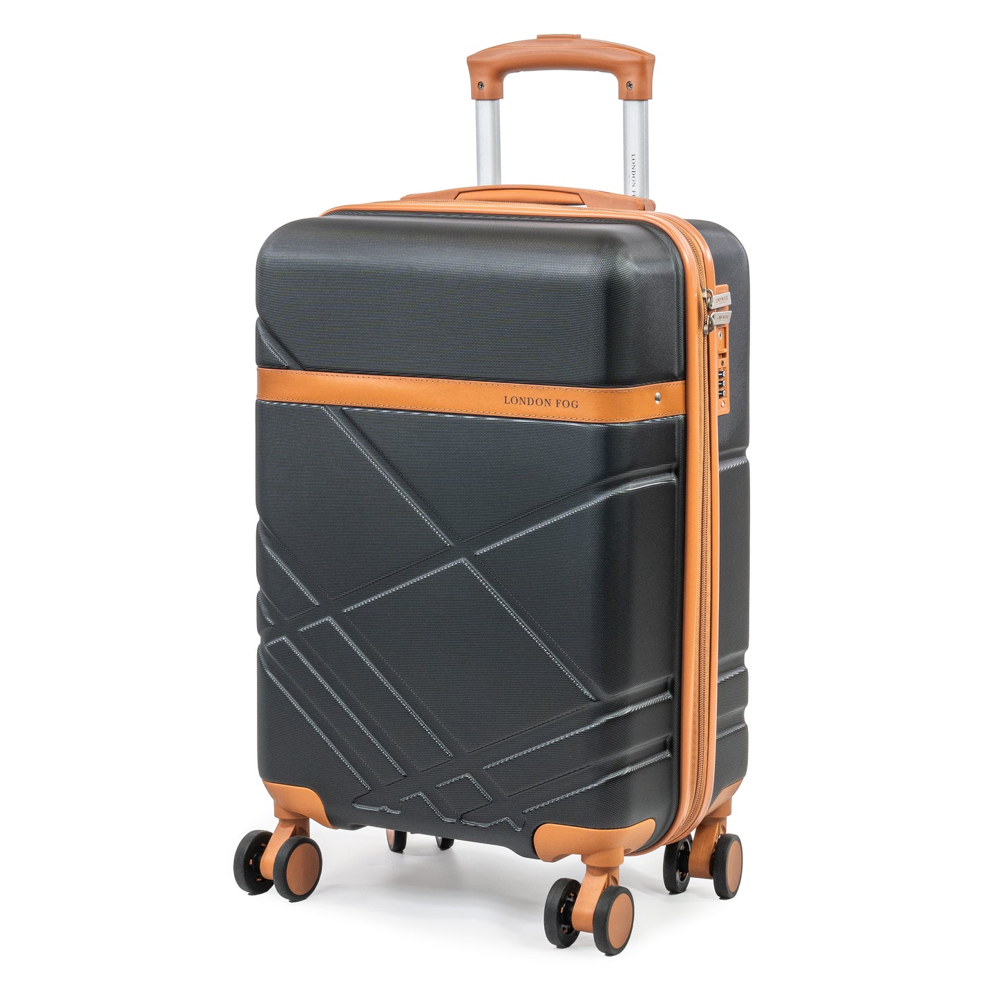 London Fog Eton Hard Shell Suitcase - TSA 8-Wheel Cabin & Hold Luggage