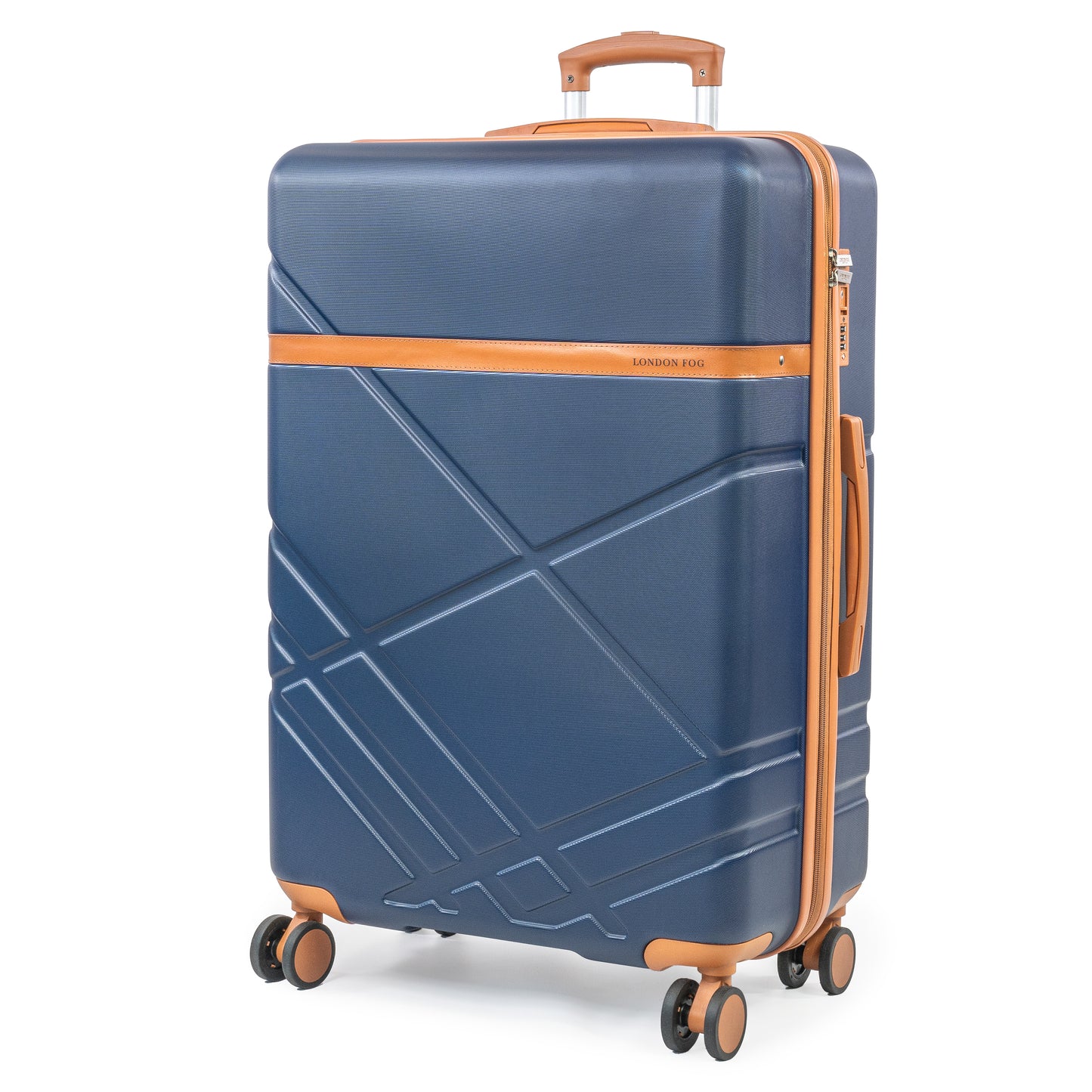 London Fog Eton Hard Shell Suitcase - TSA 8-Wheel Cabin & Hold Luggage