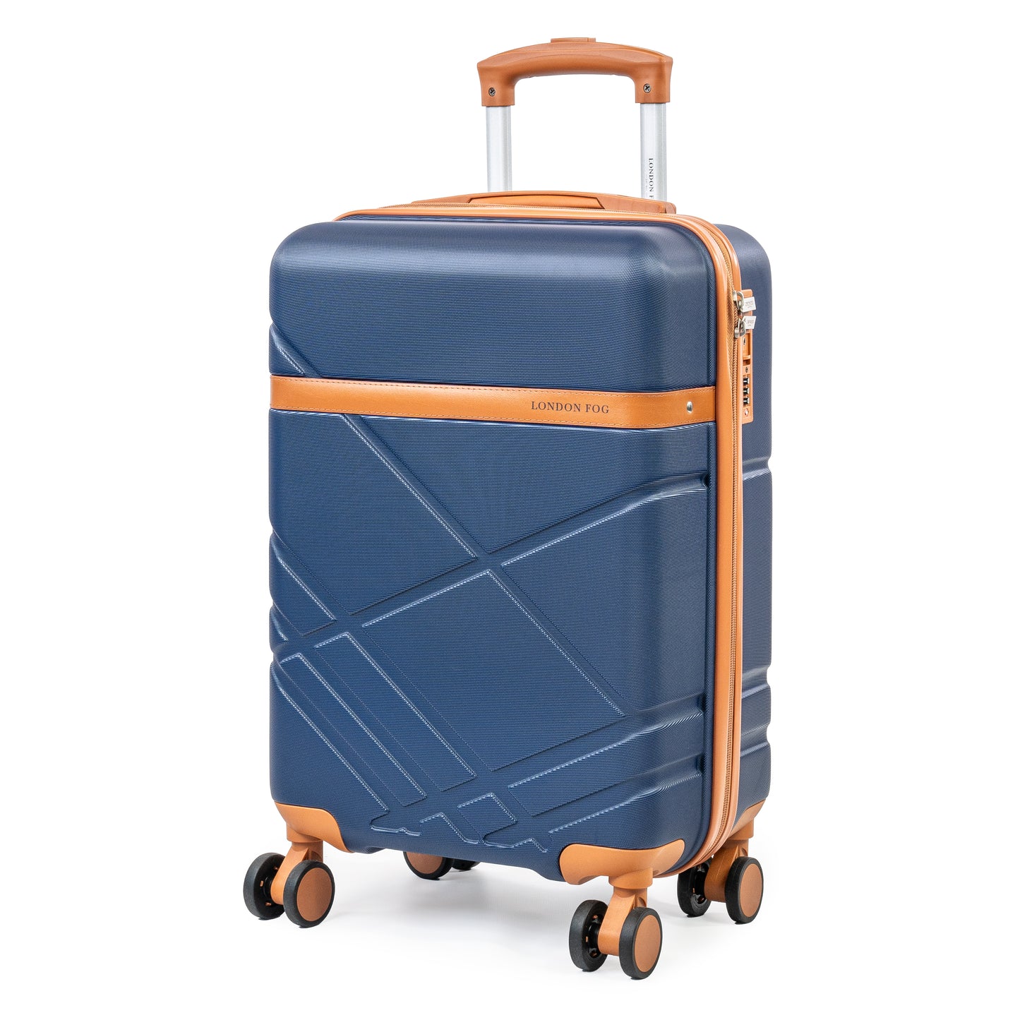 London Fog Eton Hard Shell Suitcase - TSA 8-Wheel Cabin & Hold Luggage
