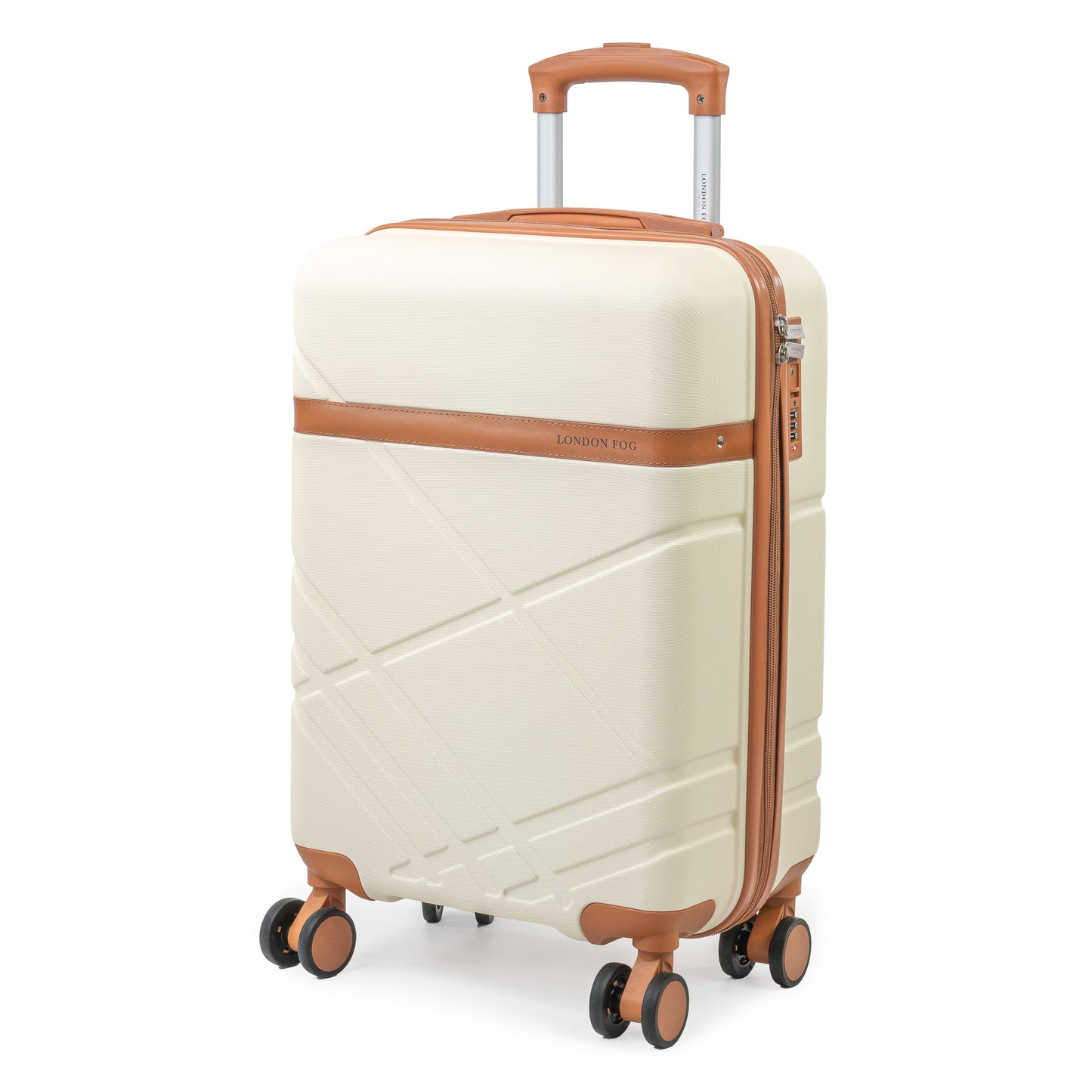 London Fog Eton Hard Shell Suitcase - TSA 8-Wheel Cabin & Hold Luggage