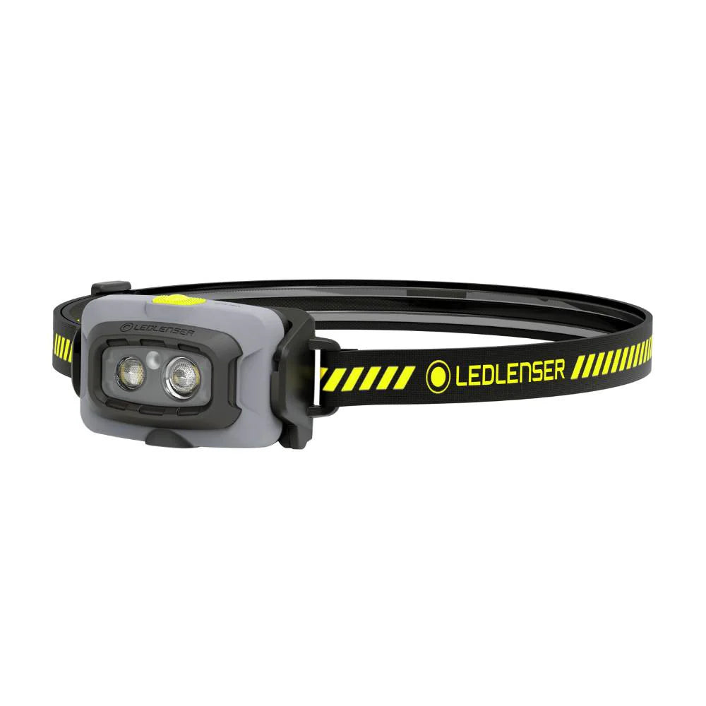 LED LENSER HF4R Work Rechargeable Head Torch Yellow