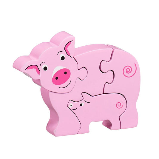 Insideout Toys - Lanka Kade - Pig & piglet jigsaw