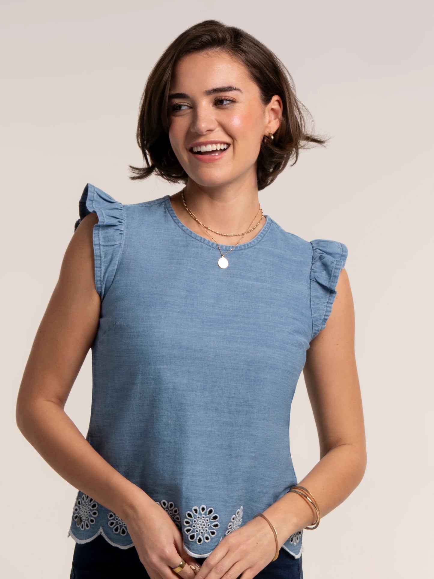 Brakeburn Ipanema Denim Blouse