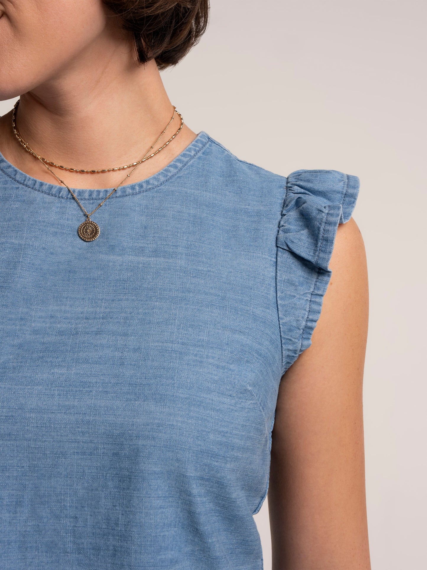 Brakeburn Ipanema Denim Blouse