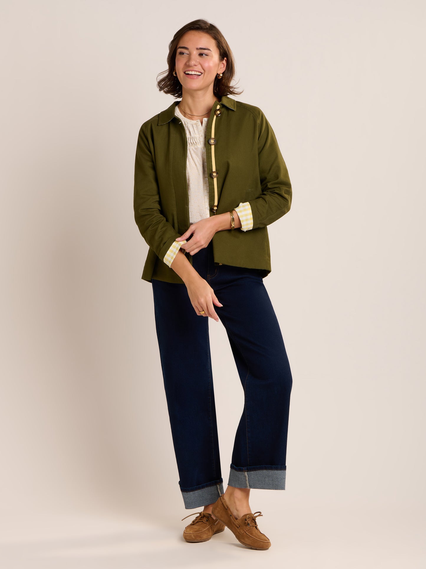Brakeburn Emilia Cropped Trench Coat