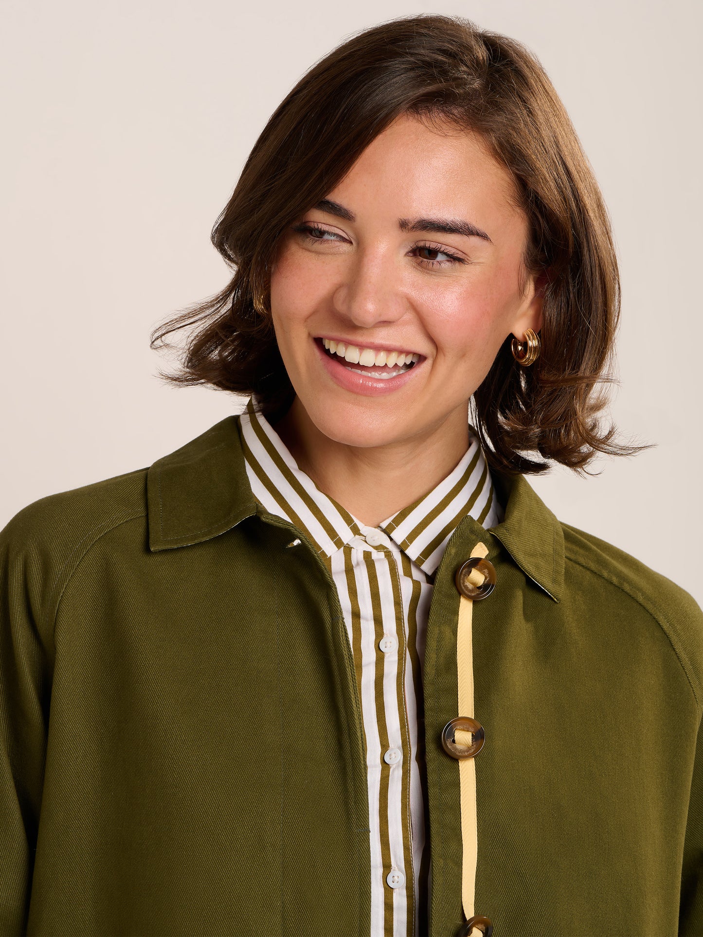 Brakeburn Emilia Cropped Trench Coat