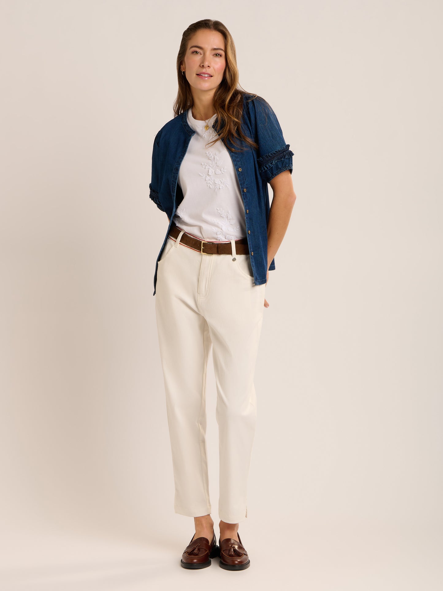 Brakeburn Agathe Embroidered T-Shirt