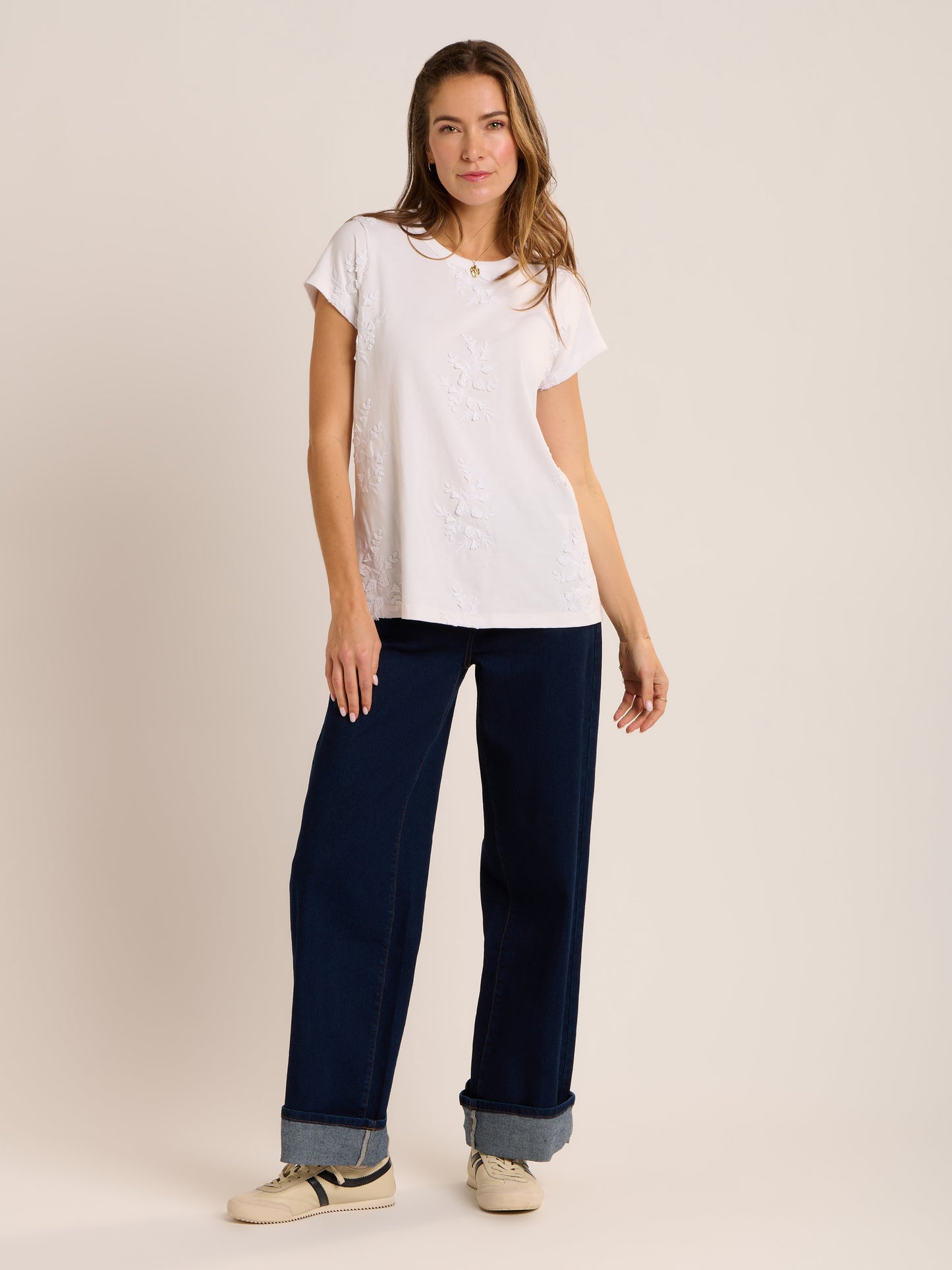 Brakeburn Agathe Embroidered T-Shirt