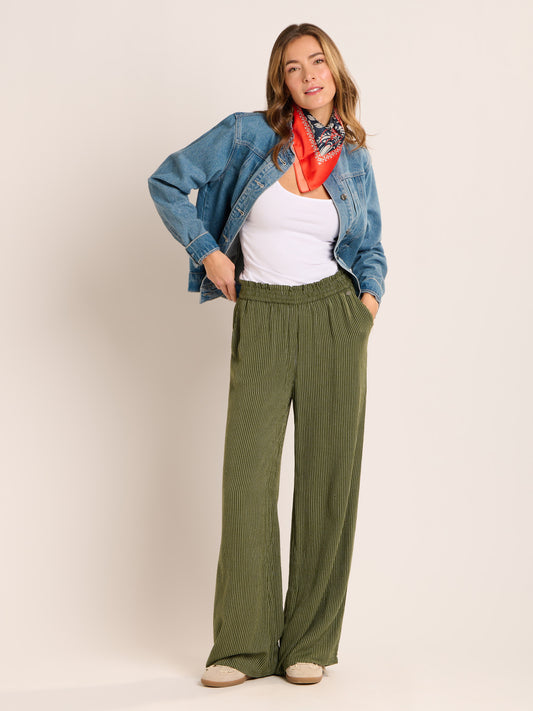 Brakeburn Luciana Beach Pant in Khaki