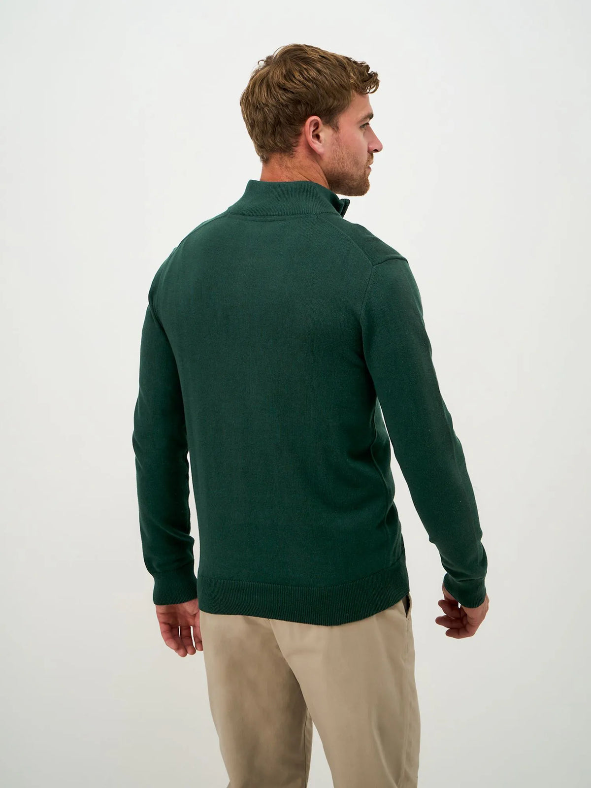 Crew Clothing Organic Cotton Half Zip Jumper