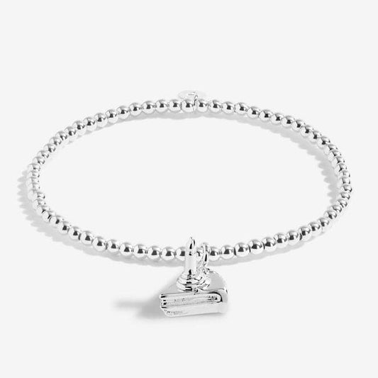 Joma Jewellery A Little Happiest Of Birthdays Silver Bracelet