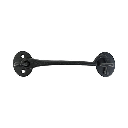 Cabin Hooks - Black 10"