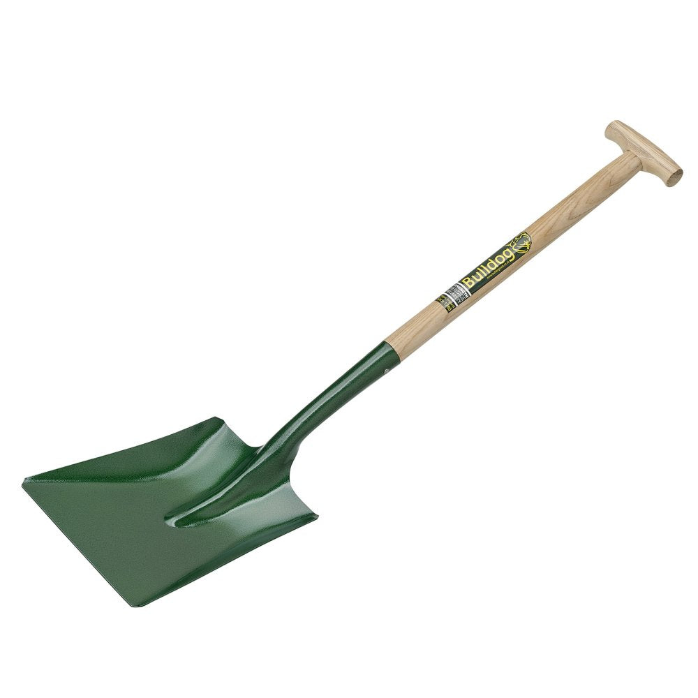 Bulldog Square Mouth Shovel 28" Ash T-Handle 2SM2T
