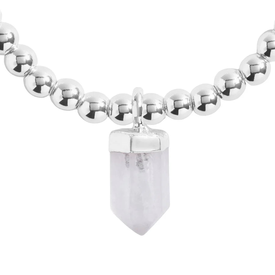 Joma Jewellery A Little Intuition Clear Quartz Bracelet
