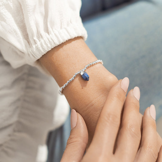 Joma Jewellery A Little Crystal Confidence Lapis Lazuli Bracelet