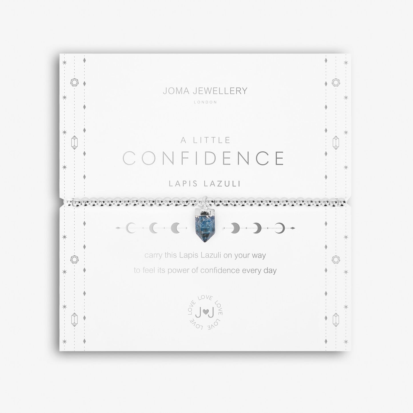 Joma Jewellery A Little Crystal Confidence Lapis Lazuli Bracelet
