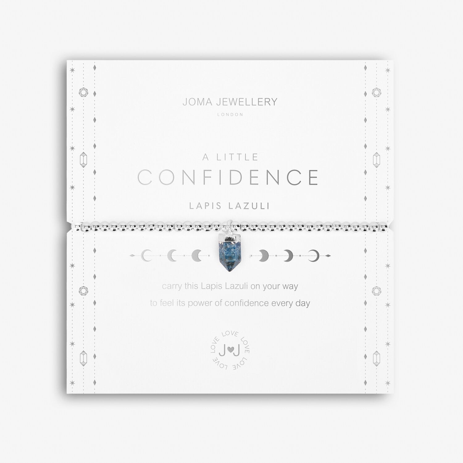 Joma Jewellery A Little Crystal Confidence Lapis Lazuli Bracelet