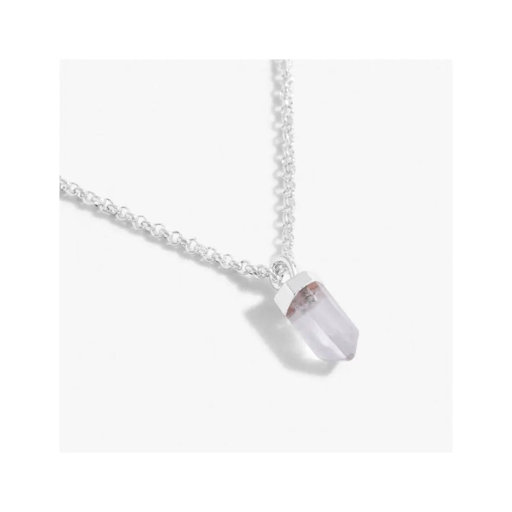 Joma Jewellery Crystal A Little Intuition Clear Crystal Necklace