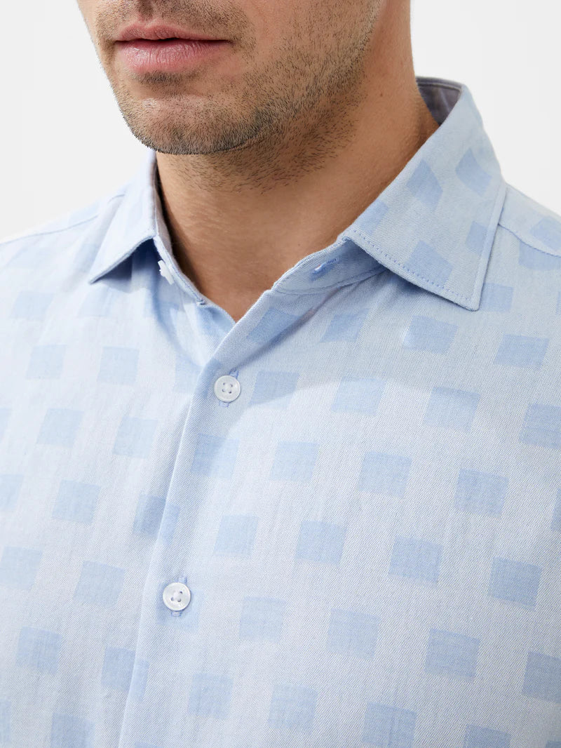 French Connection Long Sleeve Tonal Check Shirt