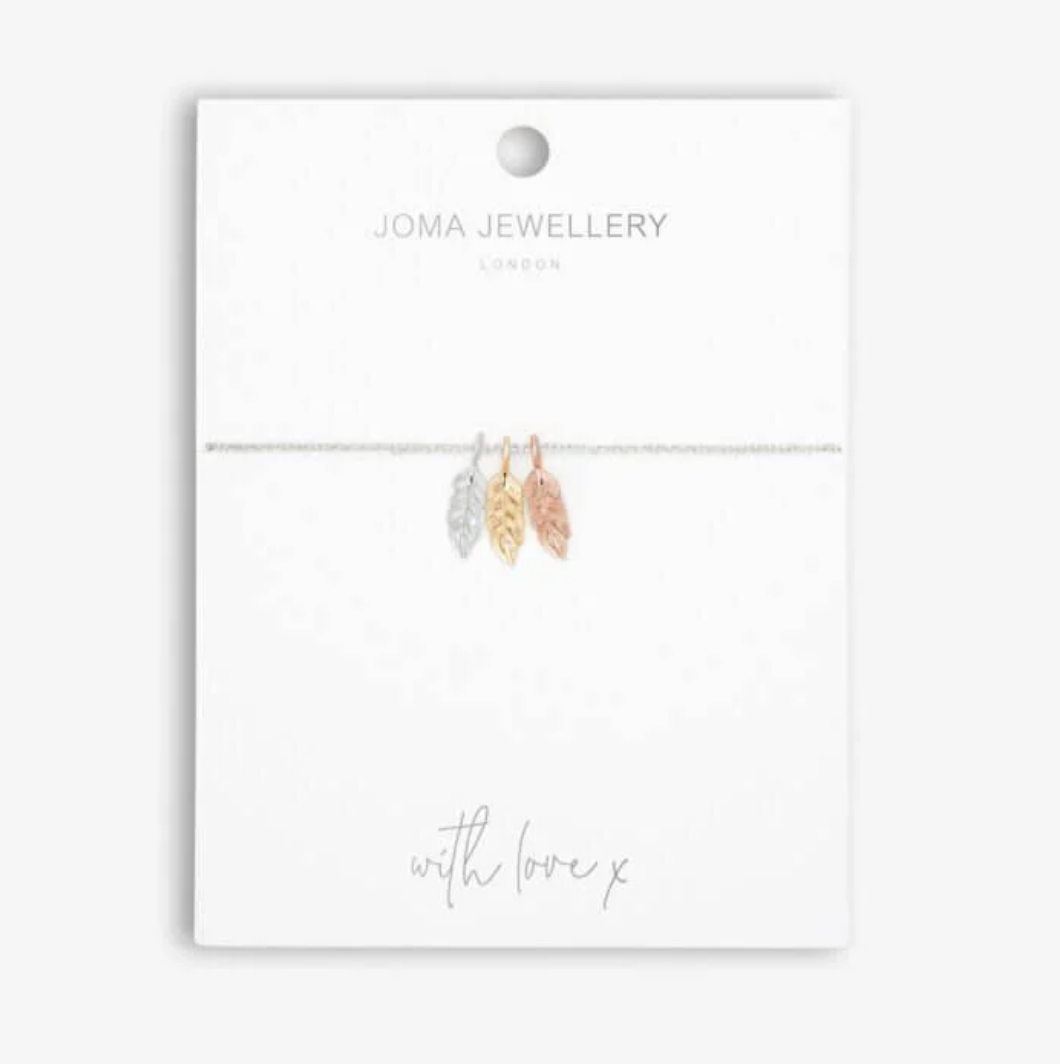 Joma Jewellery Florence Feathers Bracelet