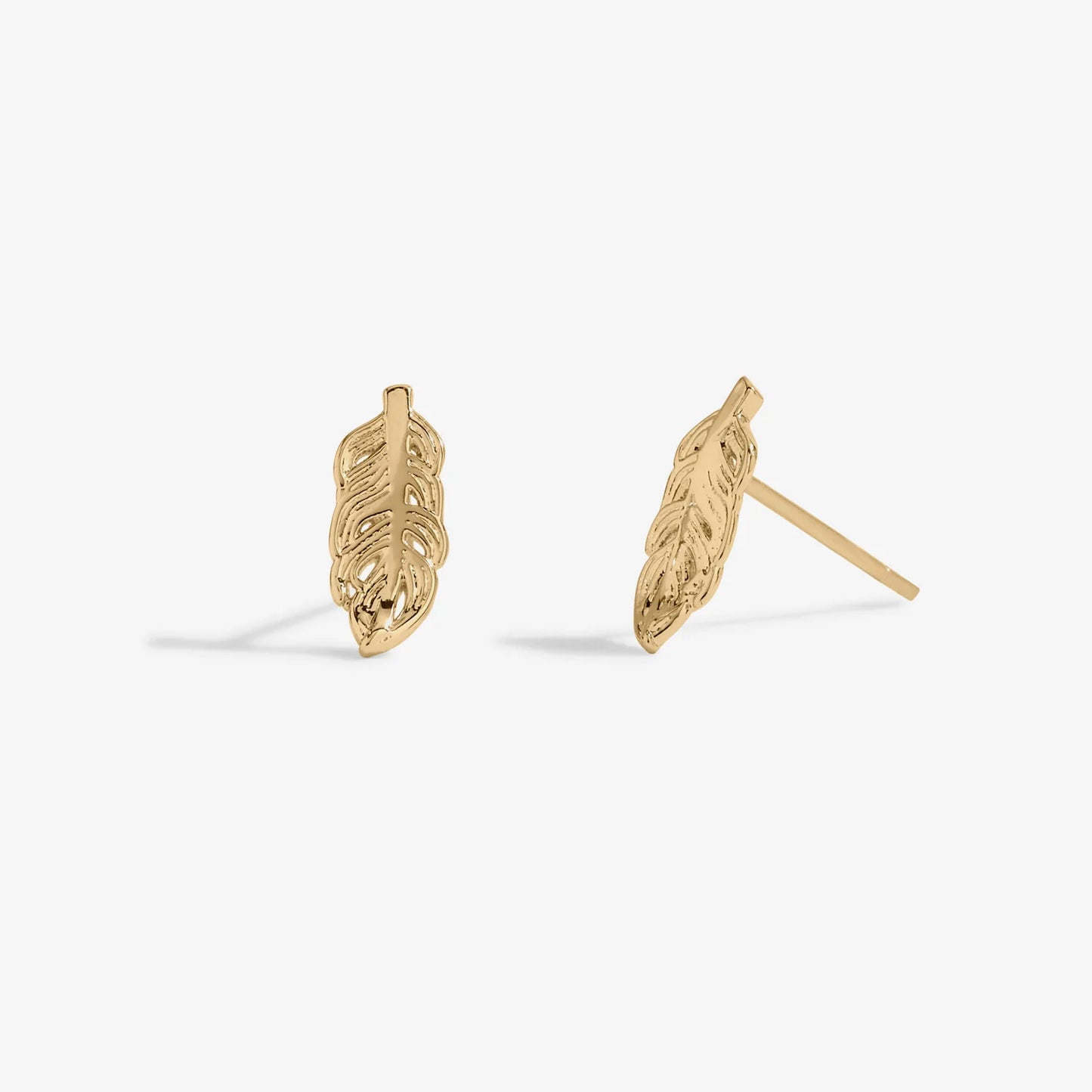 Joma Jewellery Florence Feather Stud Earrings