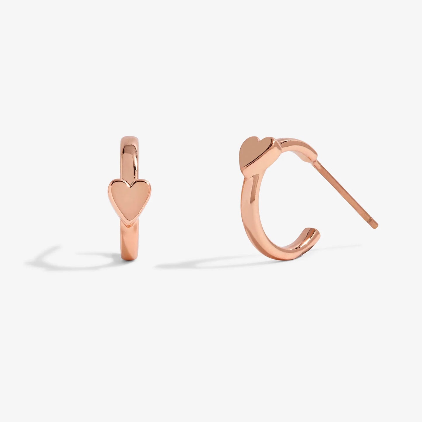 Joma Jewellery Florence Heart Hoops Earrings