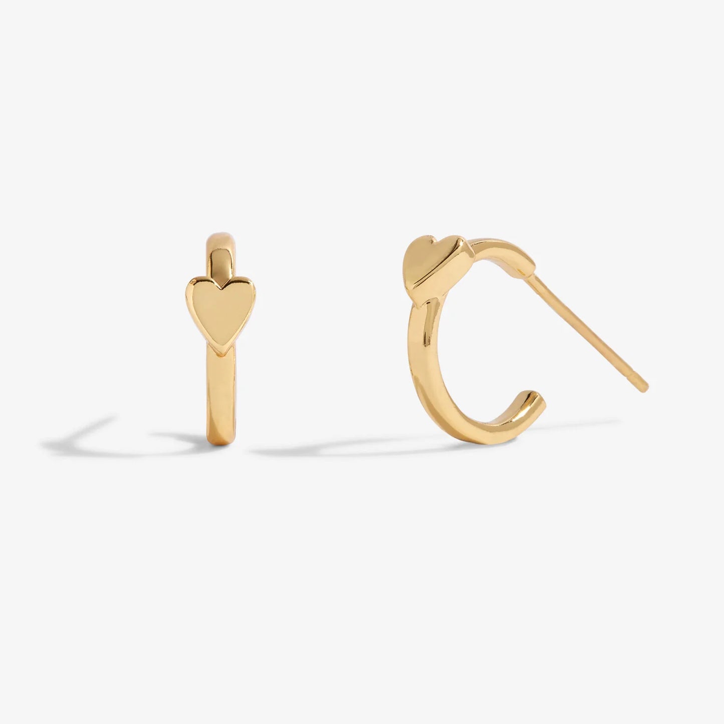 Joma Jewellery Florence Heart Hoops Earrings