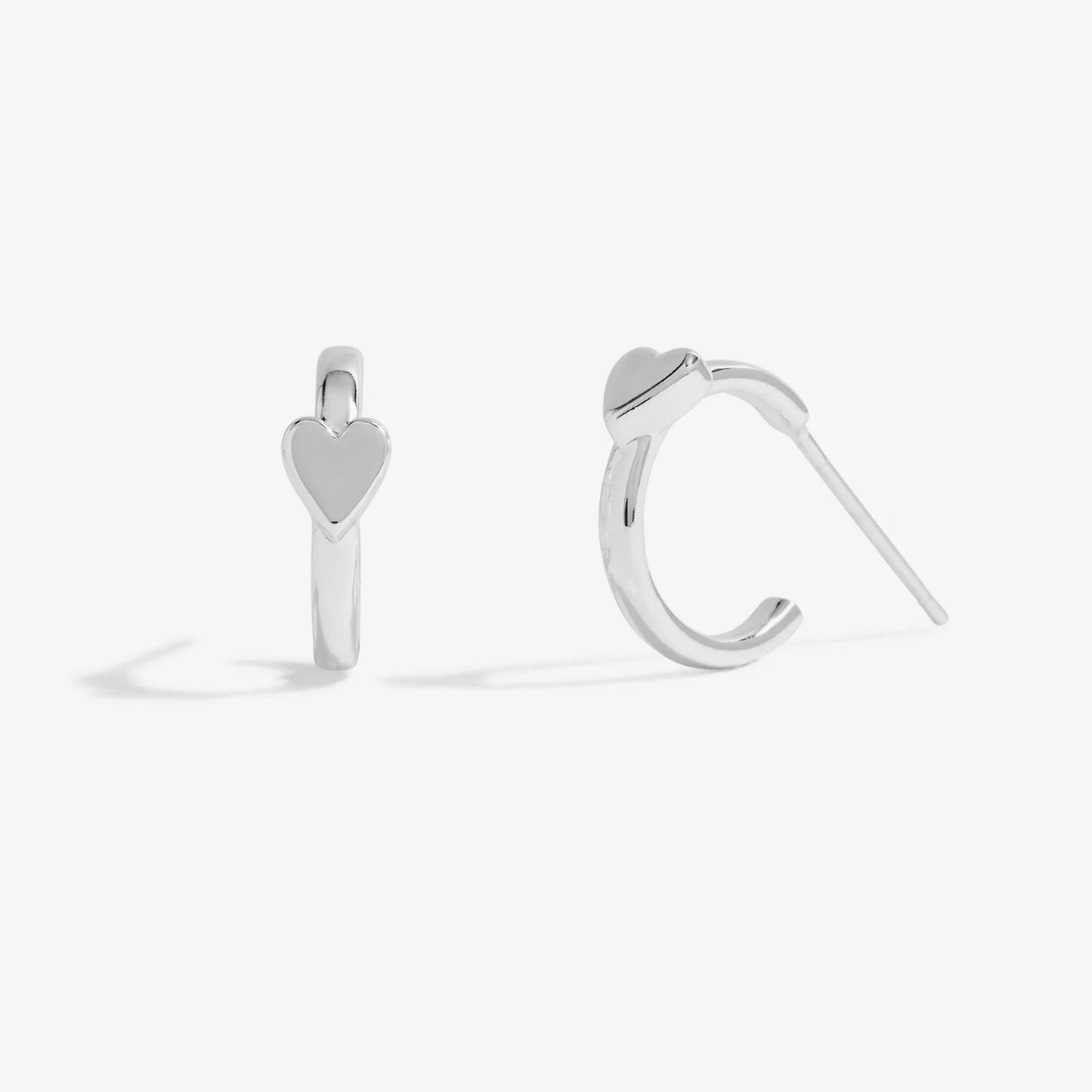 Joma Jewellery Florence Heart Hoops Earrings