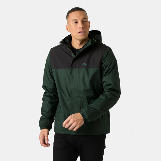 Helly Hansen Vancouver waterproof fleece lined jacket showing adjustable hood and secure zip pockets