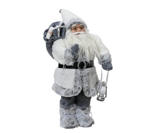 Kaemingk Santa with Lantern Figurine
