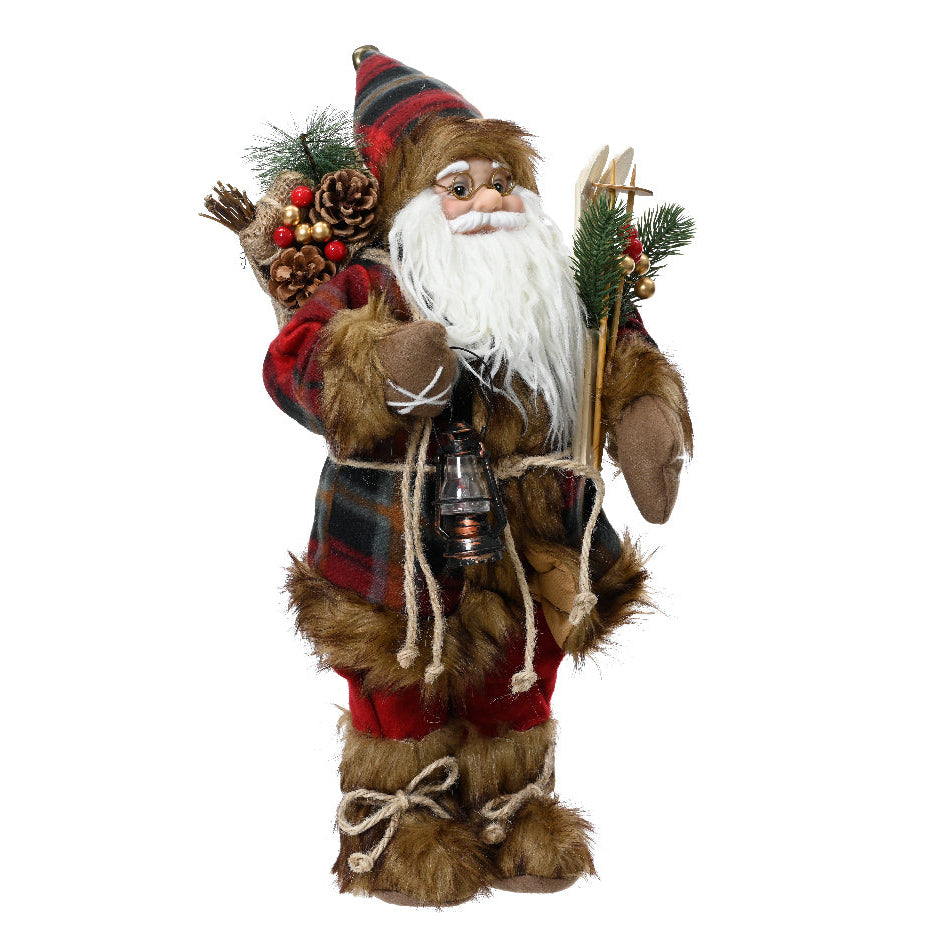 Kaemingk Santa - christmas red - 23x14x45cm