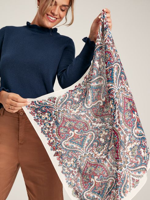Joules Elsie Square Scarf