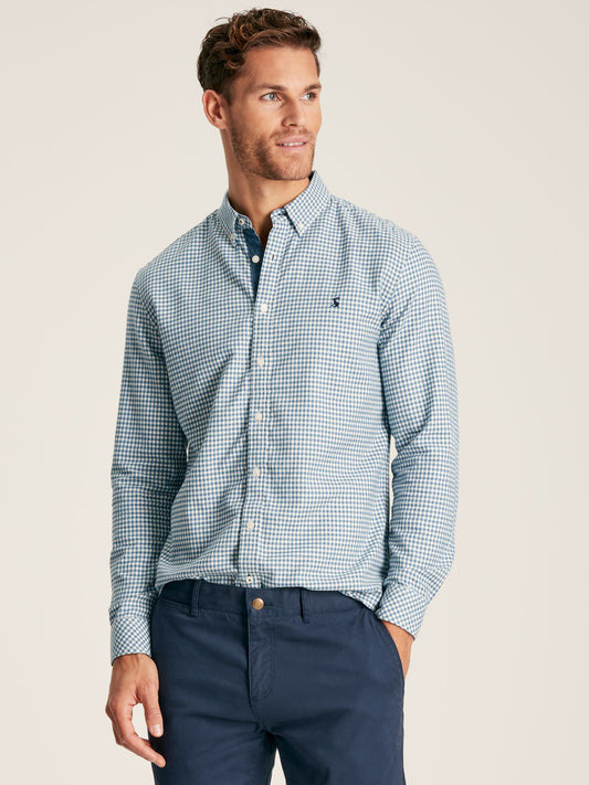 Joules Fletcher Classic Fit Brushed Cotton Gingham Shirt