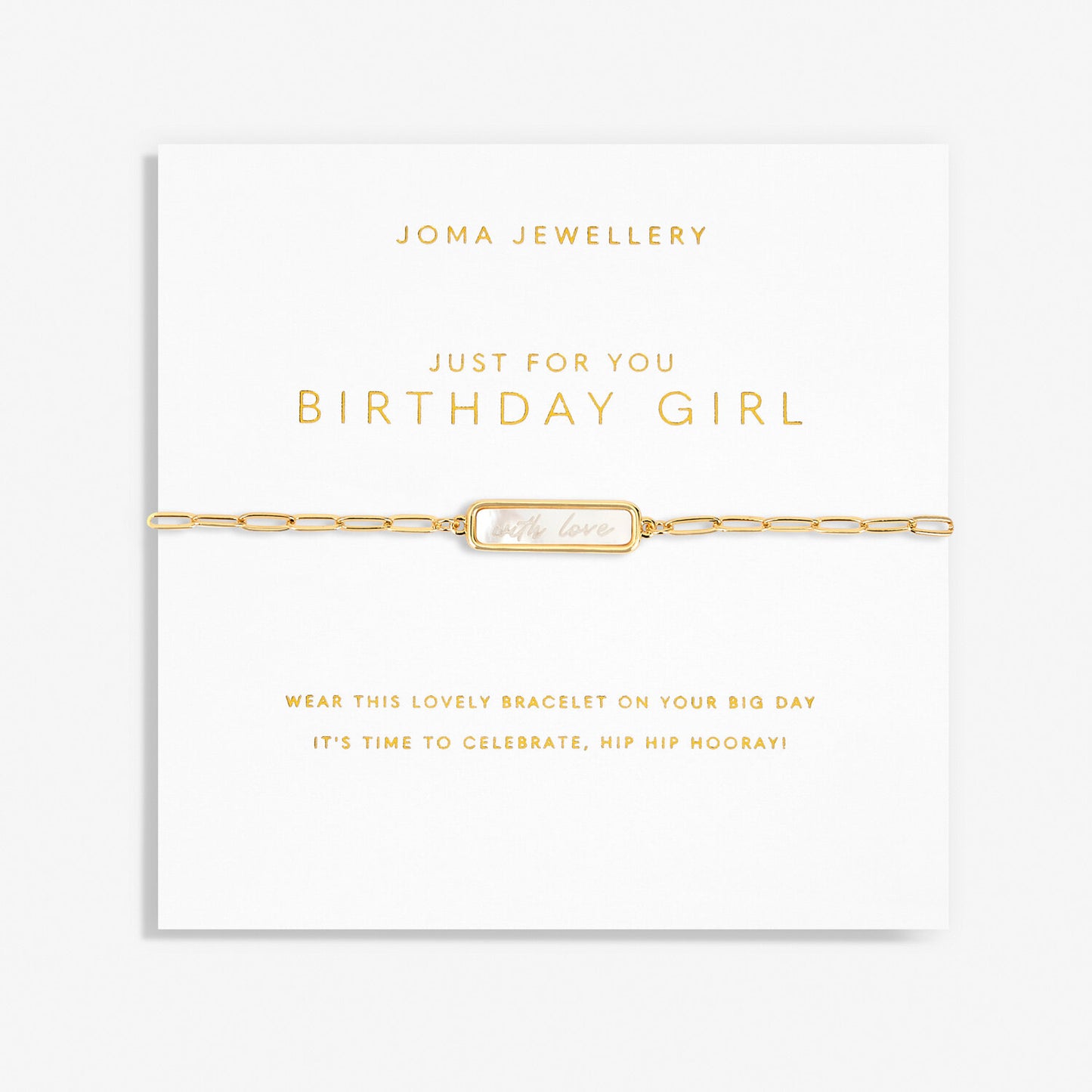 Joma Jewellery My Moments Just For You Birthday Girl Bracelet