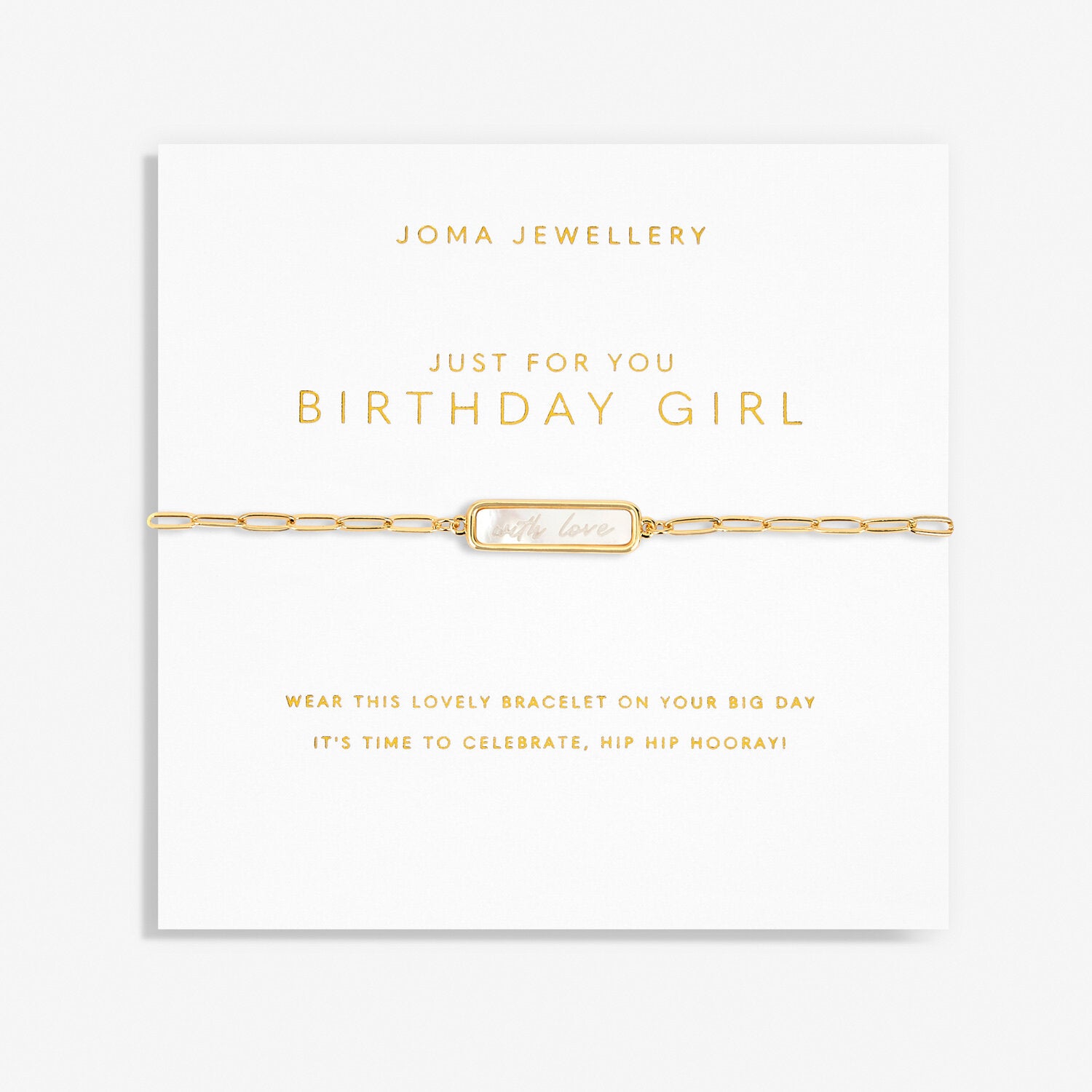 Joma Jewellery My Moments Just For You Birthday Girl Bracelet