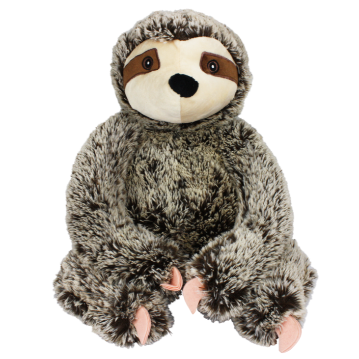 Happy Pet Jumbo Sitting Sloth Plush Dog Toy
