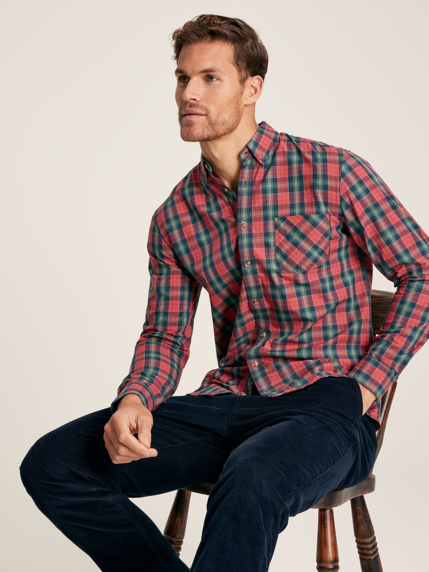 Joules Goodridge Long Sleeve Classic Fit Poplin Shirt