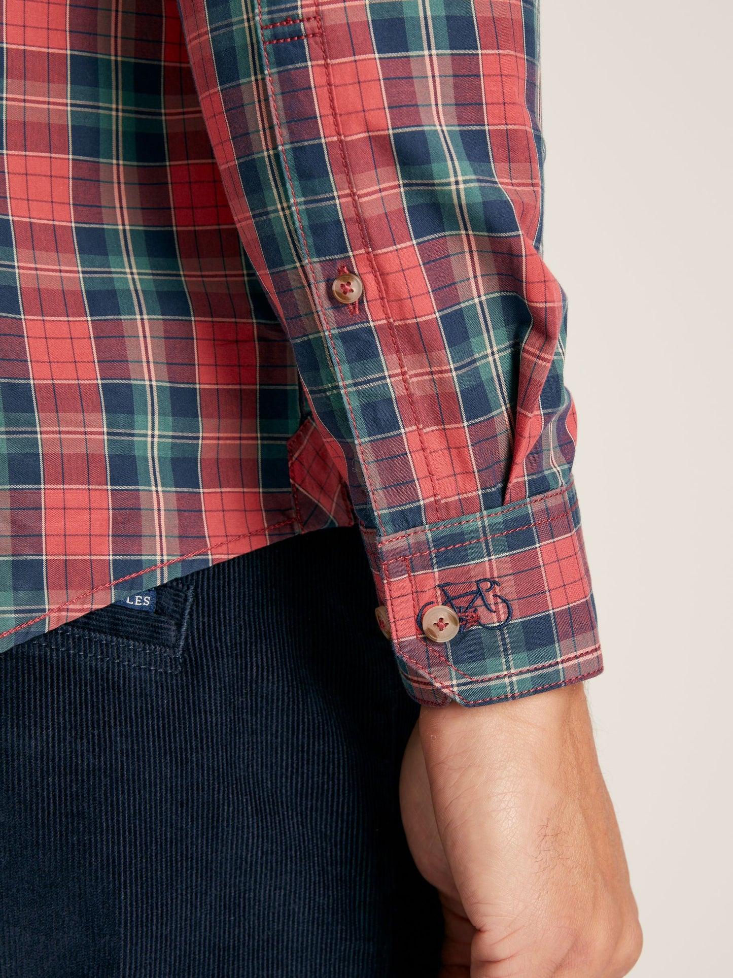 Joules Goodridge Long Sleeve Classic Fit Poplin Shirt