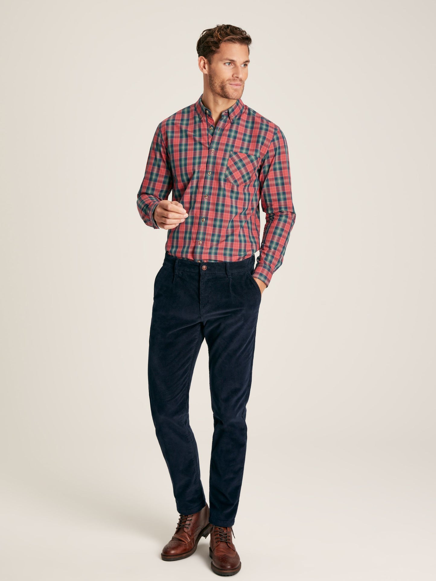 Joules Goodridge Long Sleeve Classic Fit Poplin Shirt