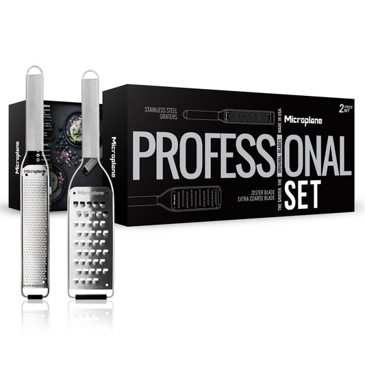 Microplane Professional Series 2-Piece Gift Set - Zester & Extra Coarse