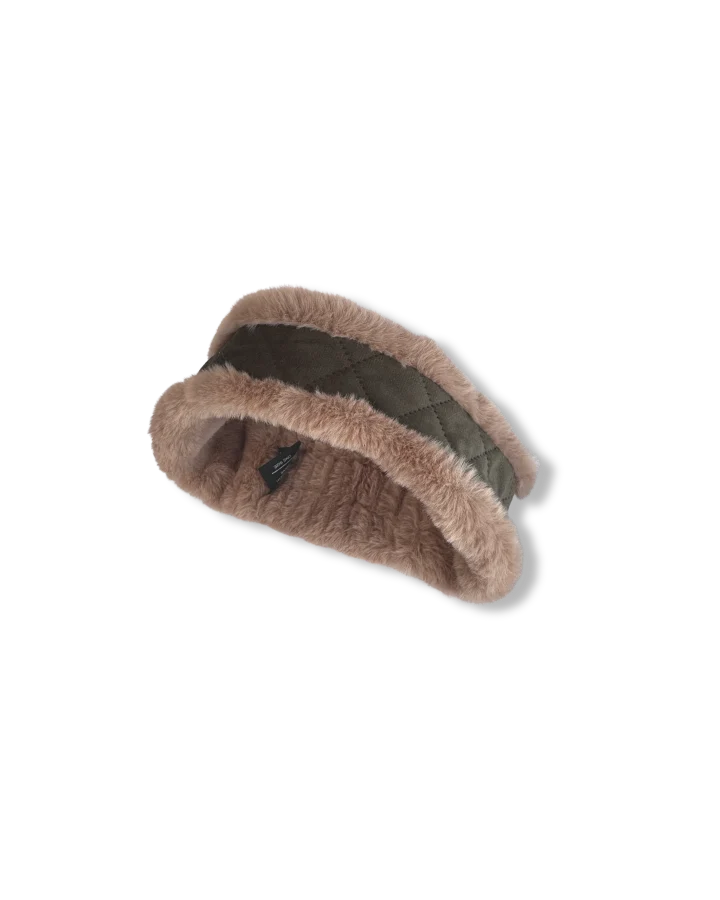 Barkworth Reeve Wilding Reversible Velvet & Faux Fur Headband